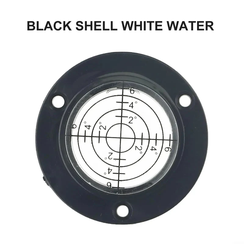 Slick 50Mm Circular Level Vial With Sleek Black Acrylic Bubble Indicator For Spirit Levels And Bullseye Gauges Legit Precision Mini Round Tool That Delivers Nailed Level Accuracy