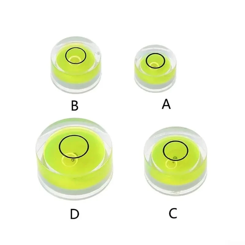 Round Bubble Level 5 Pack High Accuracy Acrylic Spirit Tool For Precise Home Diy Leveling Construction And Wall Mounting Projects Rock Solid Accuracy For Dead Straight Results Smooth Sailing On Every Build And Install Job