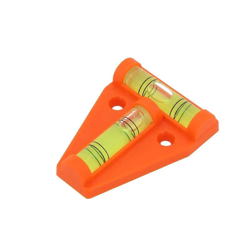 Zero Hassle T Shaped Two Way Bubble Level With Darn Bright Fluorescent Vial For Quick Camp Rig Setup And Secure Motorhome Camper Wall Mount Leveling In Dim Nightlight Conditions