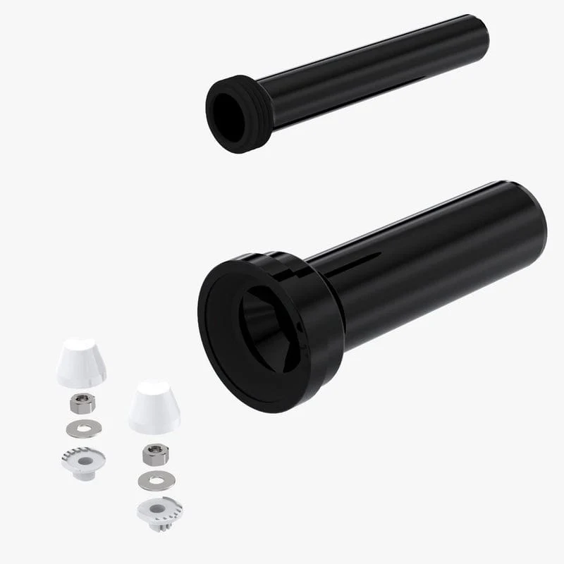 STUROTEC Anschlussgarnitur für Wand-WC 35 cm lang
