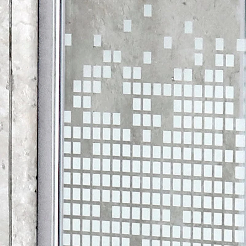 KERRA PIXEL SQ WH Duschwand + Duschwanne