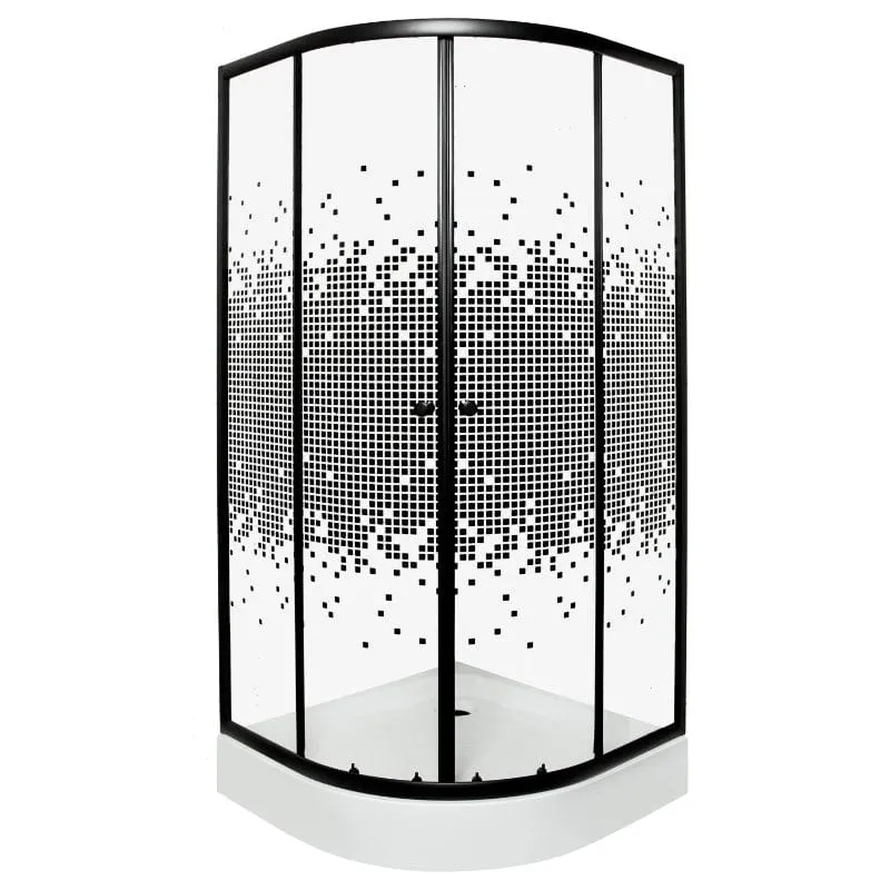 KERRA PIXEL BL Duschwand + Duschwanne