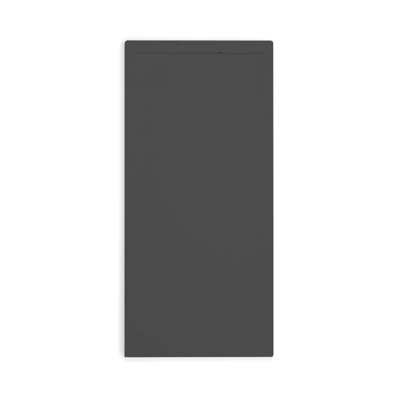 Sonderangebot Extra flache Duschwanne COVER, Schieferoptik, ANTHRAZIT 70x190cm