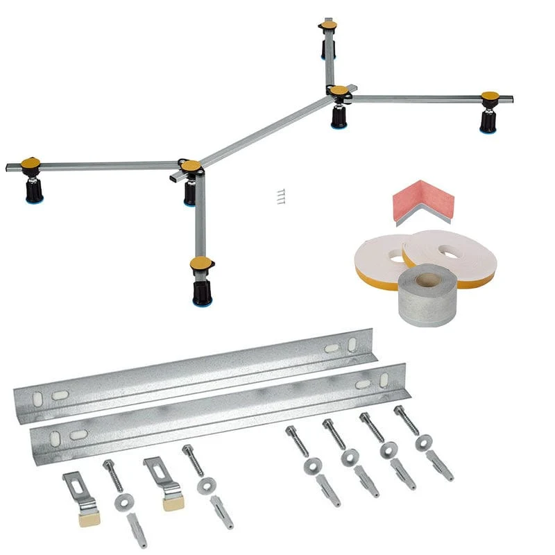 STUROTEC Duschwannen Montage-Paket Standard XL