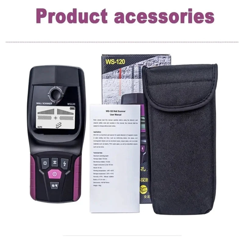 Game Changing Handheld Wall Scanner With Heavy Duty Stud Finder Tech For Snagging Live Wires Metal Conduits And Hidden Wood Framing Dead On Precision Clean Layout Reliable Action For Contractors And Weekend Warriors Handling Tough Home Repair Jobs Daily