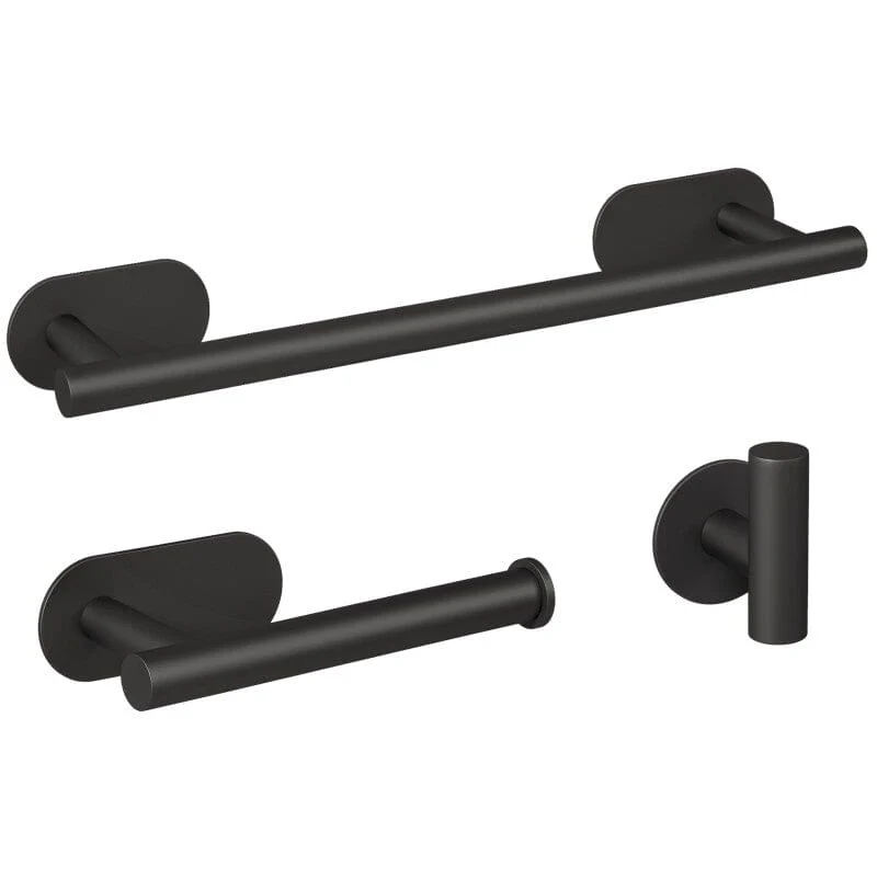 Bad-Accessoires-Set THOMAS 40 Schwarz matt