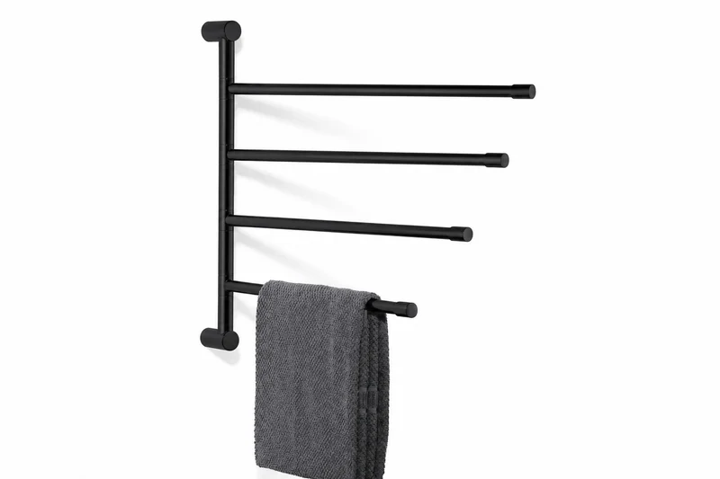 Giese Provider Handtuchhalter, 4 schwenkbare Arme, Wandmontage, massives Messing, Art.Nr. 30832