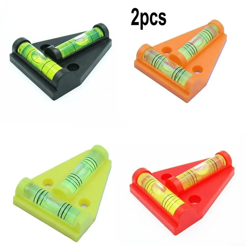 Straight Shooting T Shape Spirit Level Two Pack For Woodworking And Diy Projects No Hassle Horizontal And Vertical Bubble Indicators Rock Solid Compact Pocket Design For TV Sets Caravans