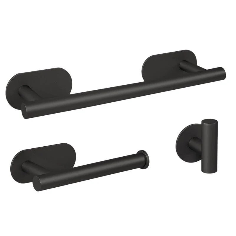 Bad-Accessoires-Set THOMAS 30 Schwarz matt