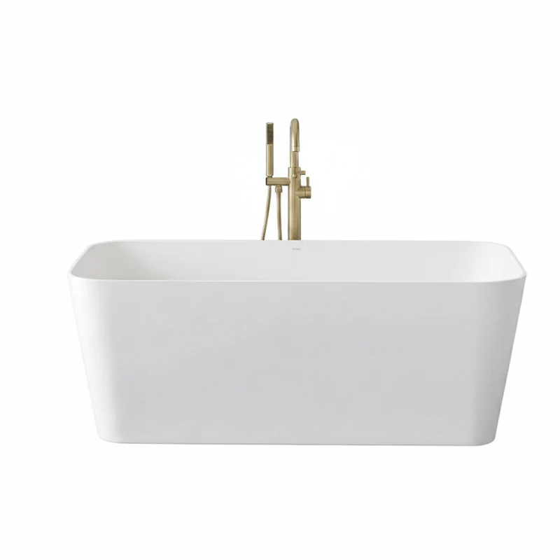 Freistehende Badewanne RUST im Rechteckigen Design