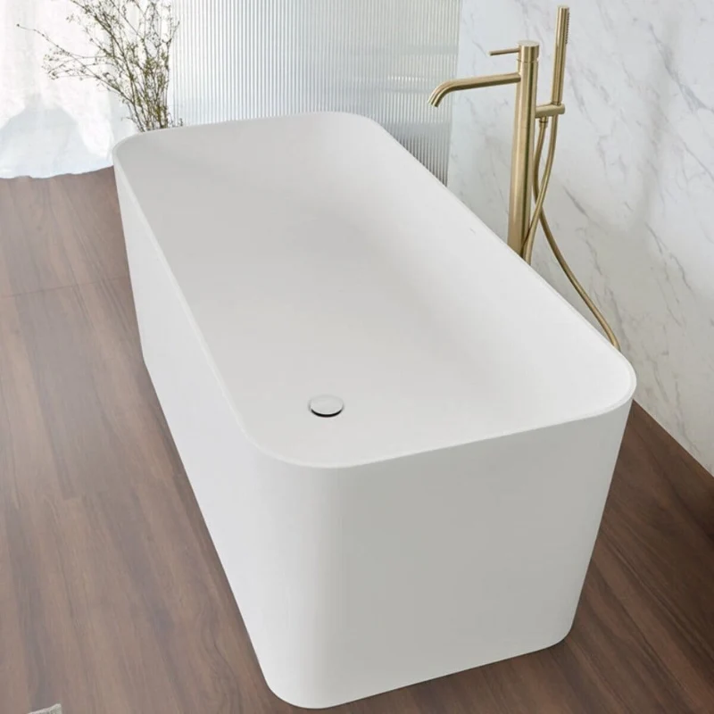 Freistehende Badewanne RUST im Rechteckigen Design