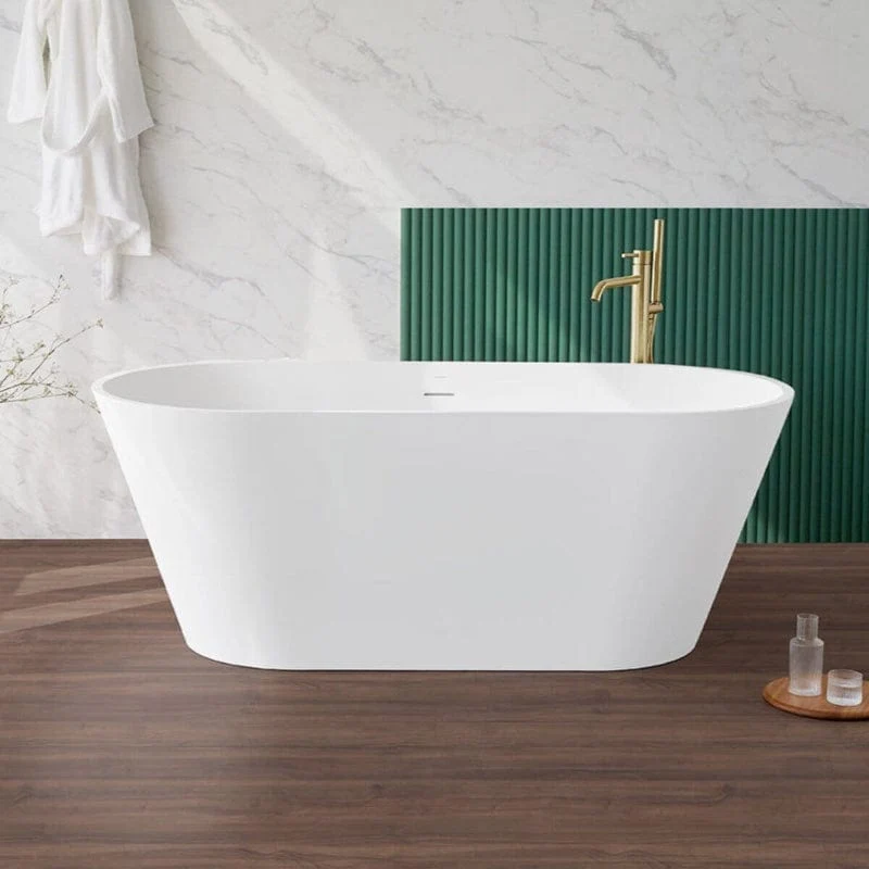 Freistehende Badewanne im ovalen Design MODERN