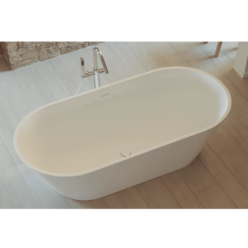 Freistehende Badewanne im ovalen Design MODERN