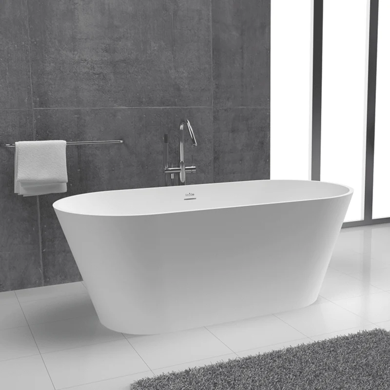 Freistehende Badewanne im ovalen Design MODERN