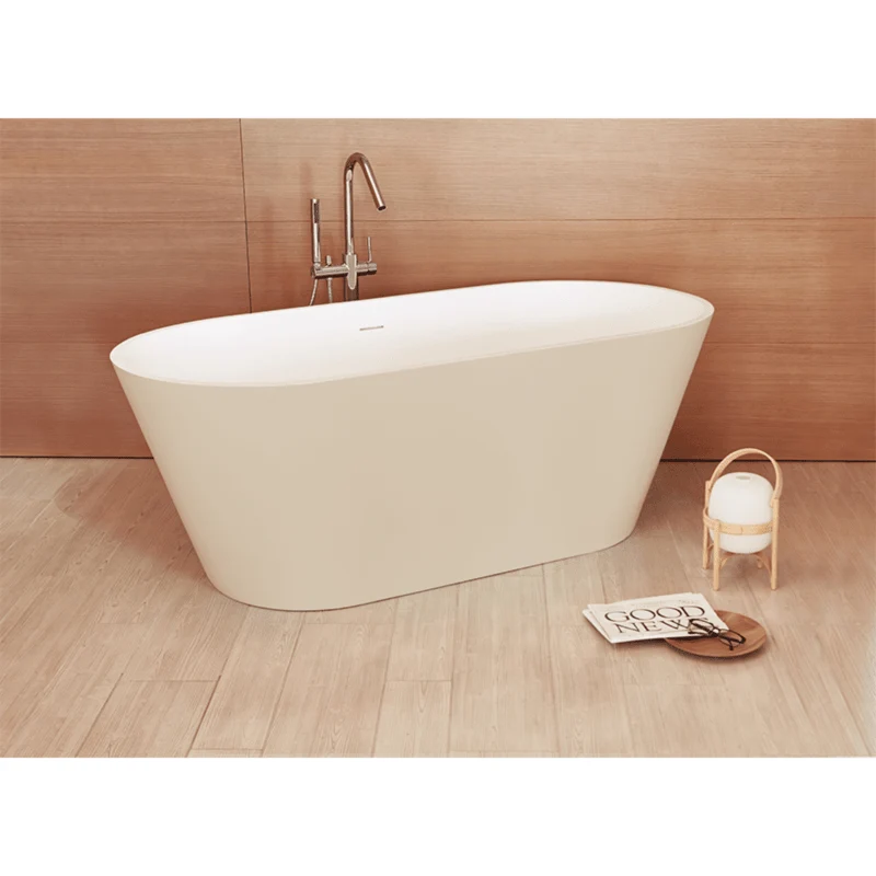 Freistehende Badewanne im ovalen Design MODERN