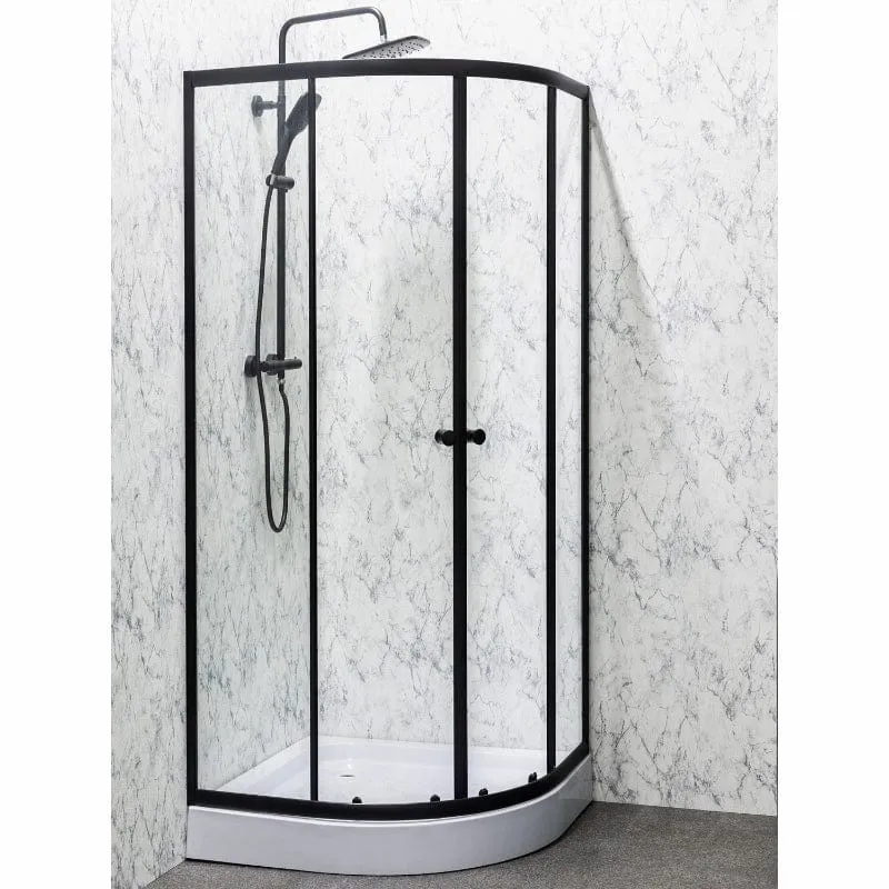 KERRA LEO BLACK Duschwand