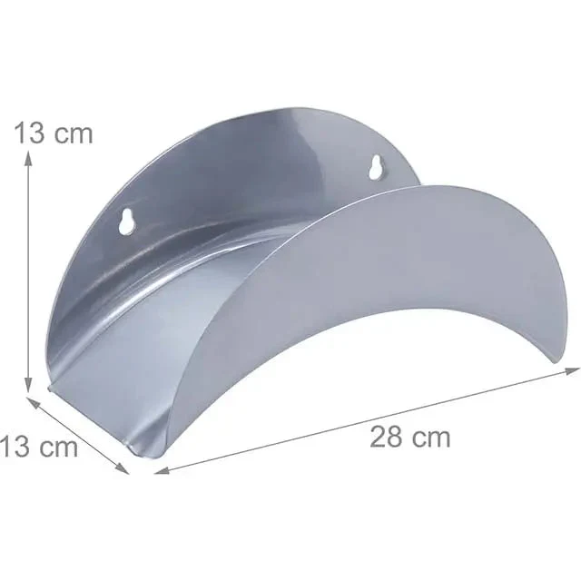 Bradas Wand-Schlauchhalter – Gartenschlauchhalter – Metall
