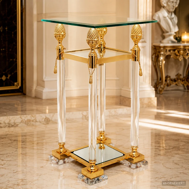 Acrylsäule 60cm Gold