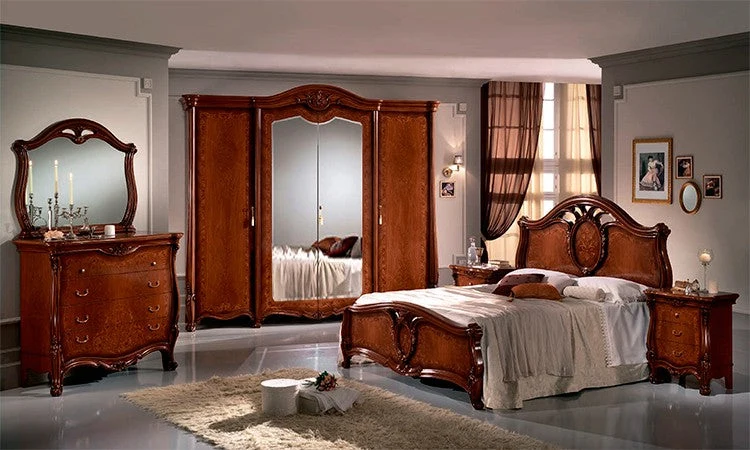 Schlafzimmer Sovrana Gold-Braun