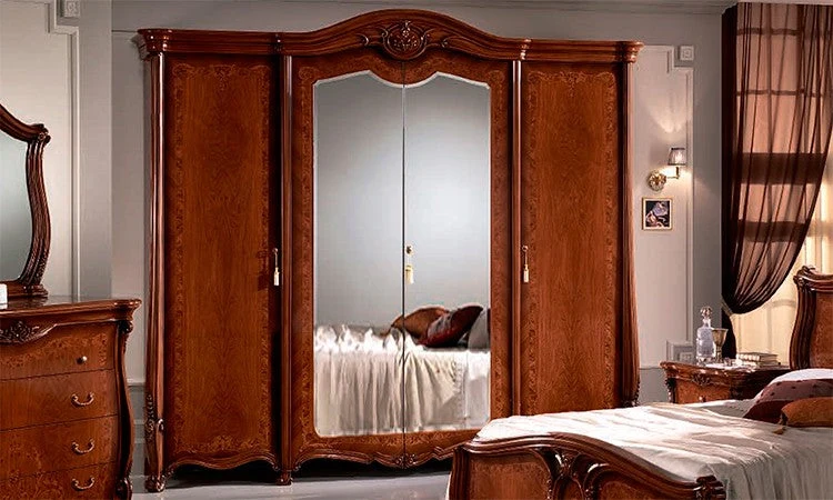 Schlafzimmer Sovrana Gold-Braun