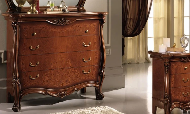 Schlafzimmer Sovrana Gold-Braun