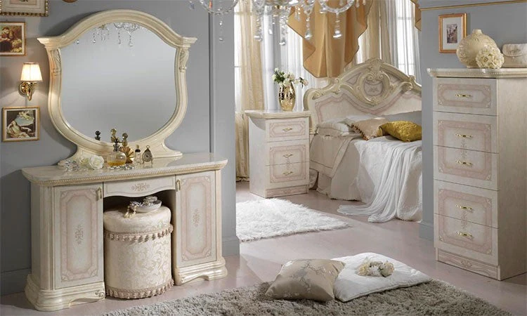 Schlafzimmer Amalfi Elfenbein