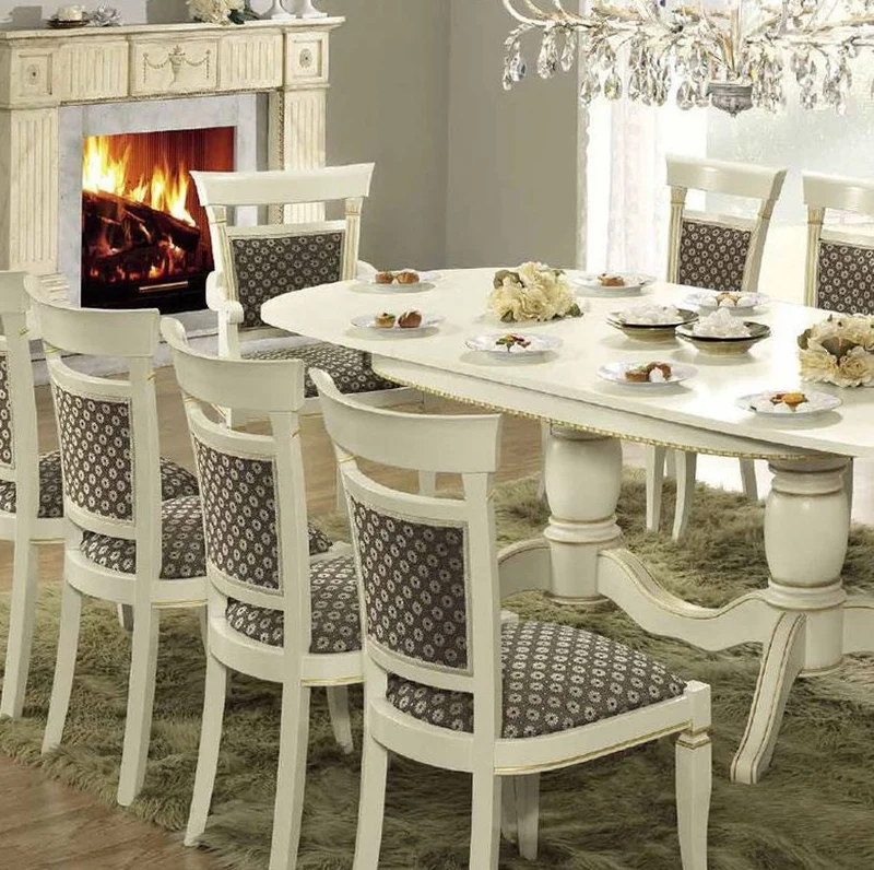 Esszimmer Treviso Weiss