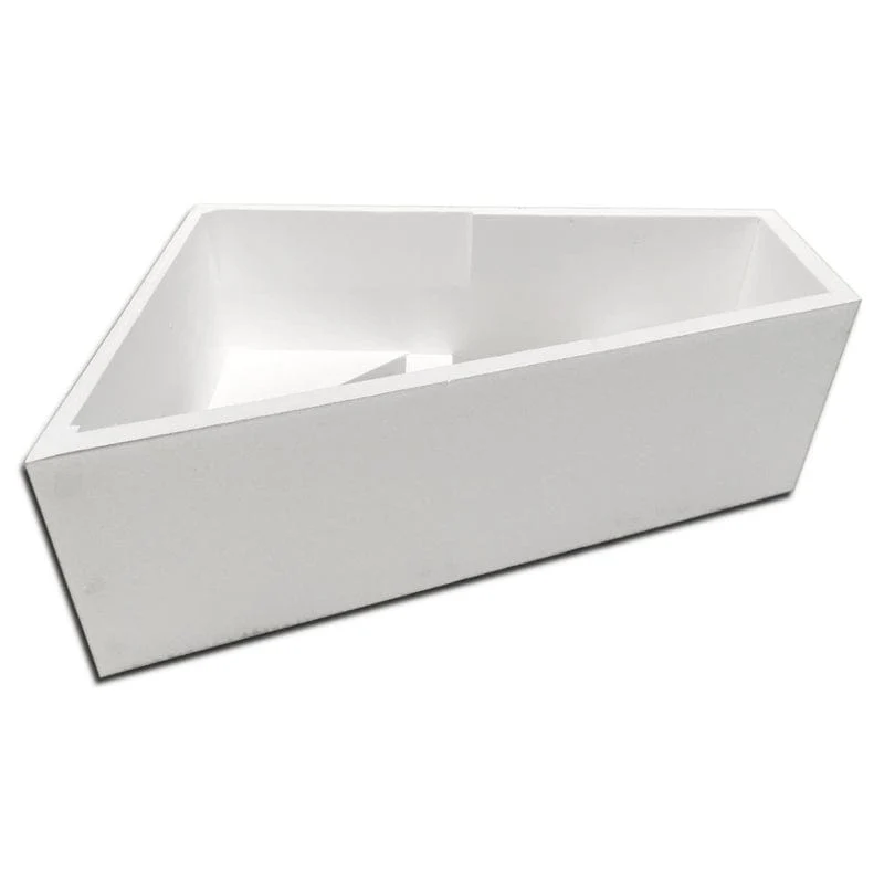 STUROTEC Wannenträger für DURAVIT No. 1 Trapez-Badewanne 160 x 85 cm, mit 1 Rückenschräge links