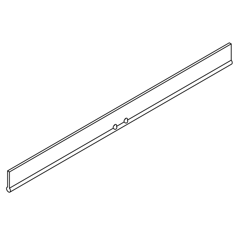 Giese Gummi-Lamelle Ersatzlippe schwarz für Glasabzieher, passend zu Art.Nr. 31191, Art.Nr. 81194