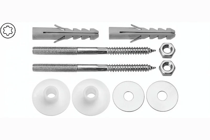 Waschtisch-Befestigungssatz M10 x 140, Stahl verzinkt, mit Dübel und Mutter, Art.Nr. WTB