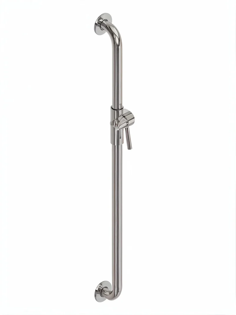 Vigour clivia plus Brausestange, Edelstahl poliert, 100 cm, verstellbarer Brausehalter, Art.Nr. CLPESBS