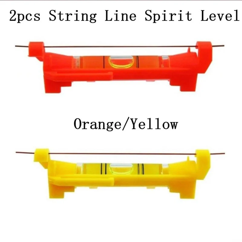 Premium Spirit Level Hanging Hooks For Masonry String Line 2 Pack With Durable Molded Clamps Quick Install Pocket Organizer Tool Tote Slick Builder Go To Rig For Bricklaying And Fence Setup