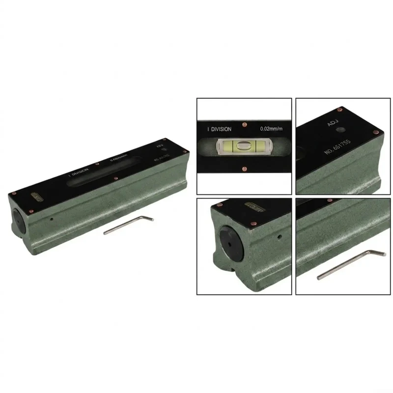Heavy Duty Steel Mechanical Bar Level With Dead On 0.02 Mm Accuracy Engineered For Tight Tolerances And Rock Solid Cnc Setups Or Structural Installations Built Tough For Pro Tradesmen