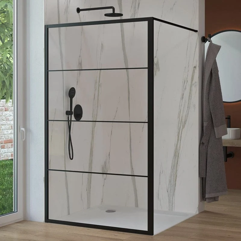 STUROTEC 3060 Walk-In Seitenwand 110 x 200 cm mit Nano-Beschichtung
