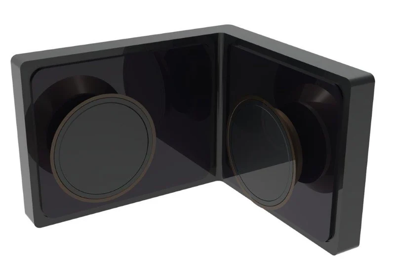 Lugano Winkelhalter Glas-Glas 90°, flächenbündig, Massivmessing, 8/10 mm ESG, Art.Nr. LU090