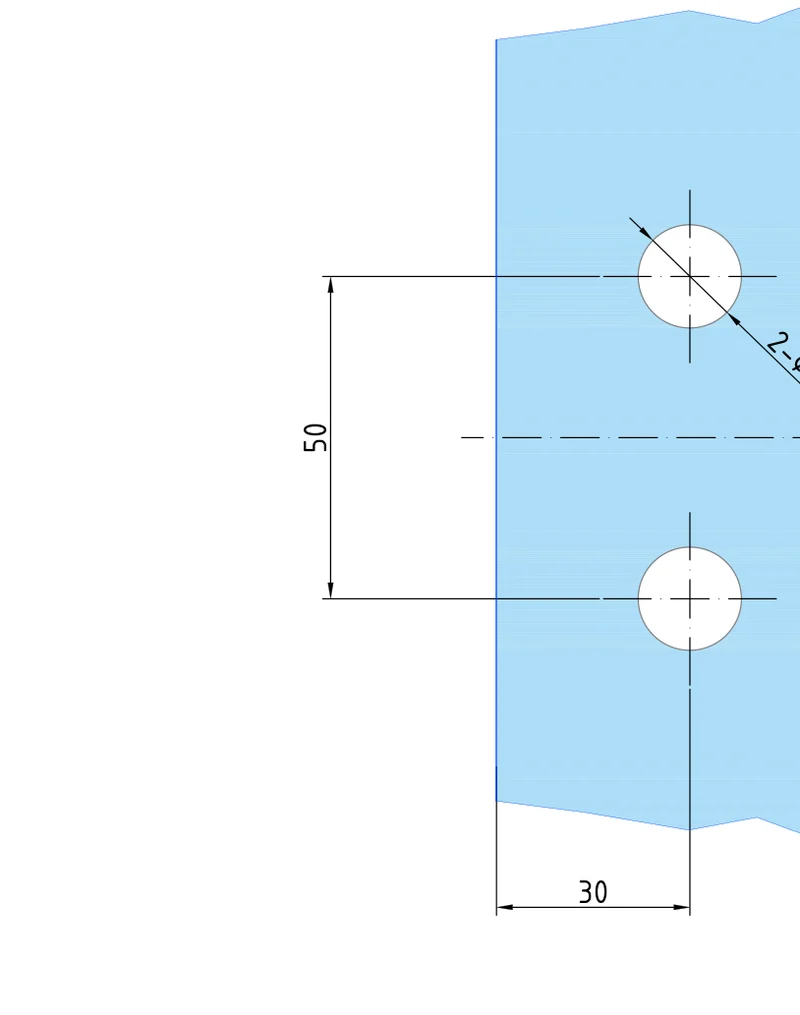 COMO Anschlagband 180° Glas-Wand – Messing massiv, 8/10 mm ESG, verdeckte Verschraubung, eckiges Design, Art.Nr. COM054