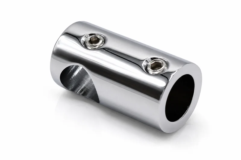 T-Verbinder kurz für Stabistange Ø 12 mm aus Messing, 11 Oberflächen, Art.Nr. S1250