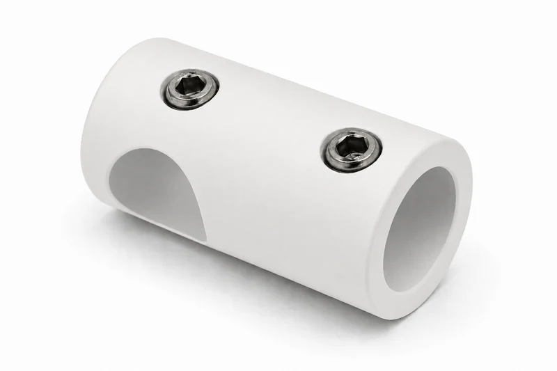 T-Verbinder kurz für Stabistange Ø 12 mm aus Messing, 11 Oberflächen, Art.Nr. S1250