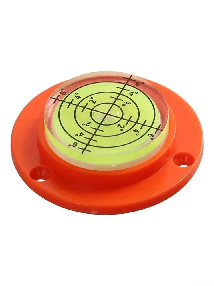 Mini Circular Bubble Level 50X12Mm Precision Alignment Bad Boy With Clear Contrast Fluid Vial Fits Tight Spaces On Small Machinery Scaffolding Sweet Sightlines Quick Horizontal Acrylic Shell Tool