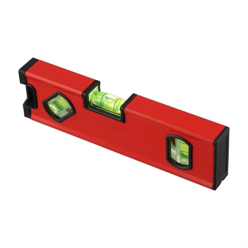 Rock Solid Aluminum Spirit Level With Dead On Precision Cylindrical Vials And A Sweet V Groove Pipe Design Super Portable Bubble Gauge Built Tough For Tight Spots And Pro Job Sites