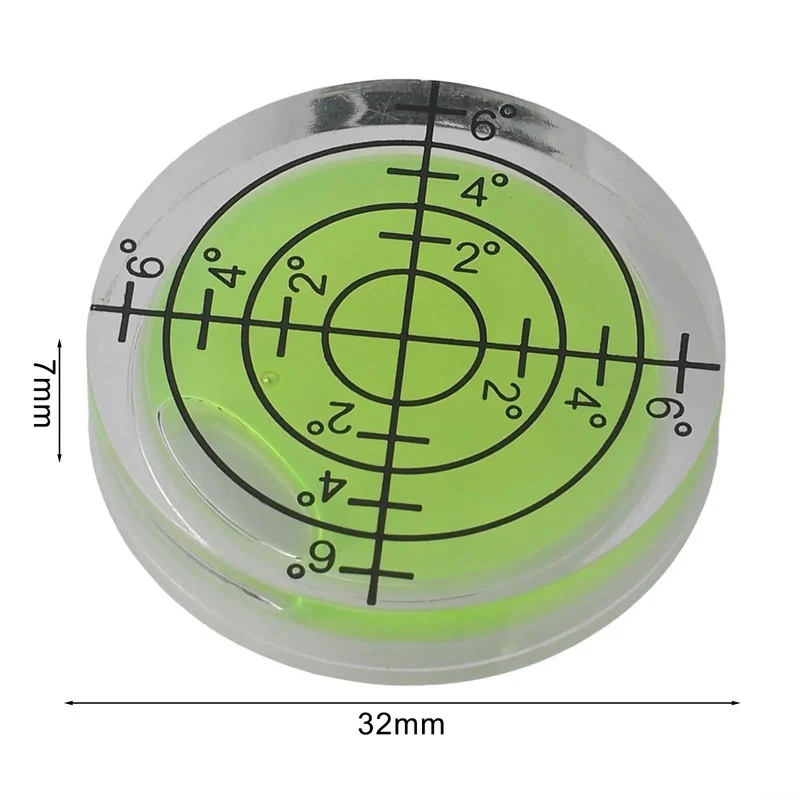 Dead On Round Bubble Level Vials 32X7Mm Precision Optical Acrylic Spirit Gauge 10 Piece Bundle Built Different Pro DIY Workshop Essential Accurate Calibration Tool Set