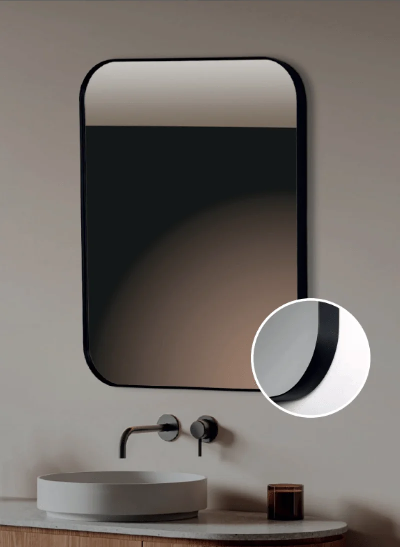 BATHSTAGE gerahmter Badspiegel Model B-957