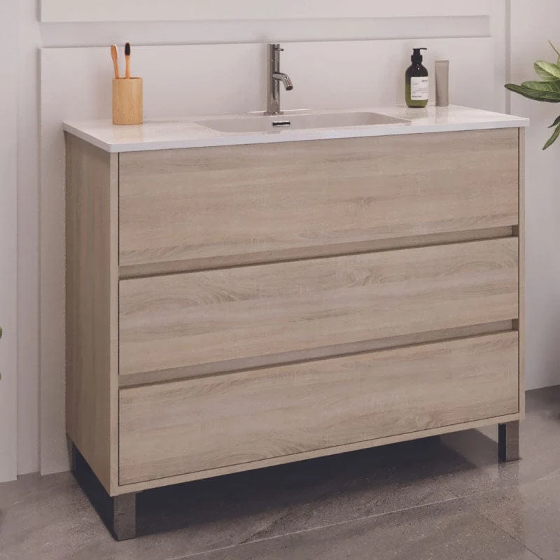 Standwaschtisch mit Unterschrank ALCOA - 100 cm
