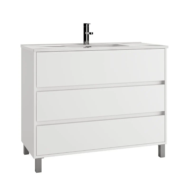 Standwaschtisch mit Unterschrank ALCOA - 100 cm