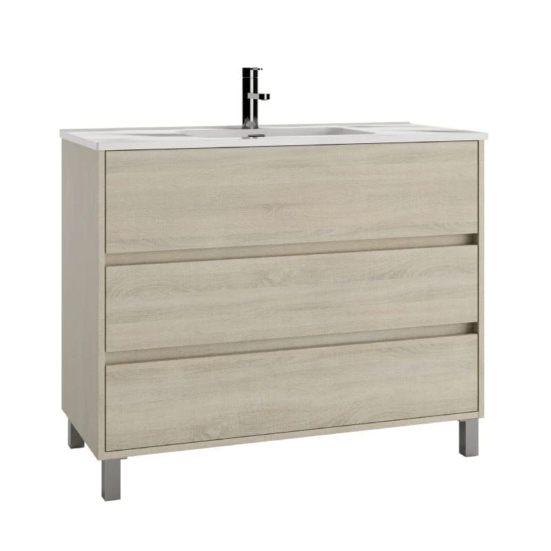 Standwaschtisch mit Unterschrank ALCOA - 100 cm