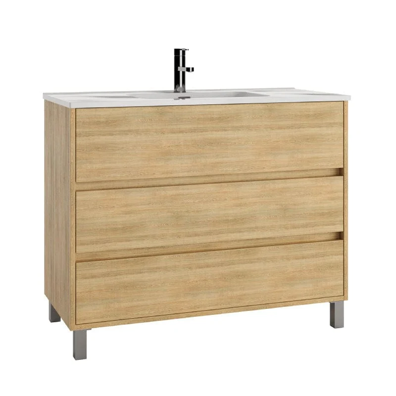 Standwaschtisch mit Unterschrank ALCOA - 100 cm