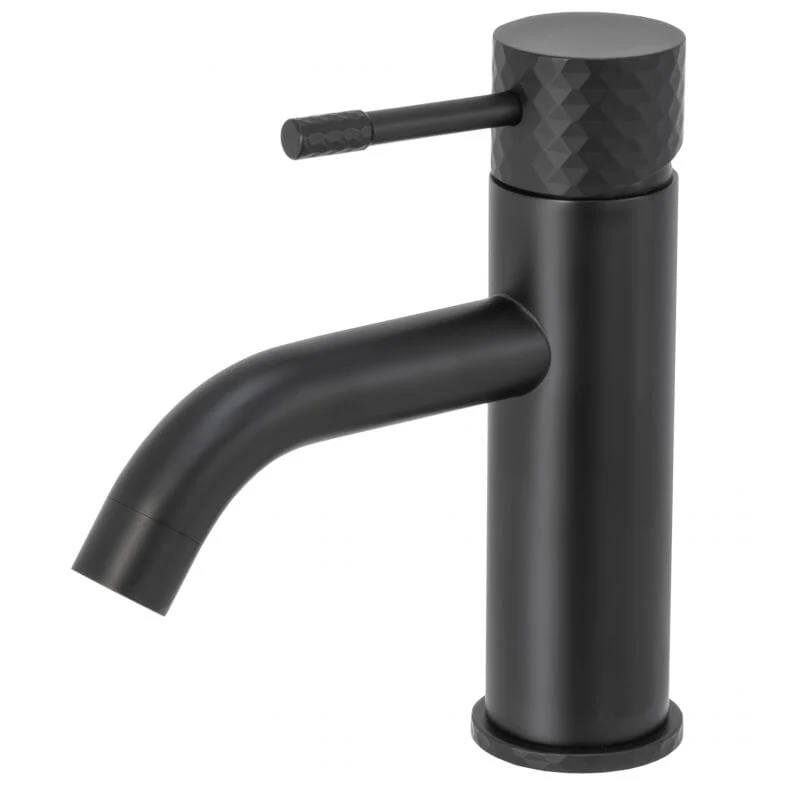 Einhebelmischer für Waschbecken PRAGA schwarz matt