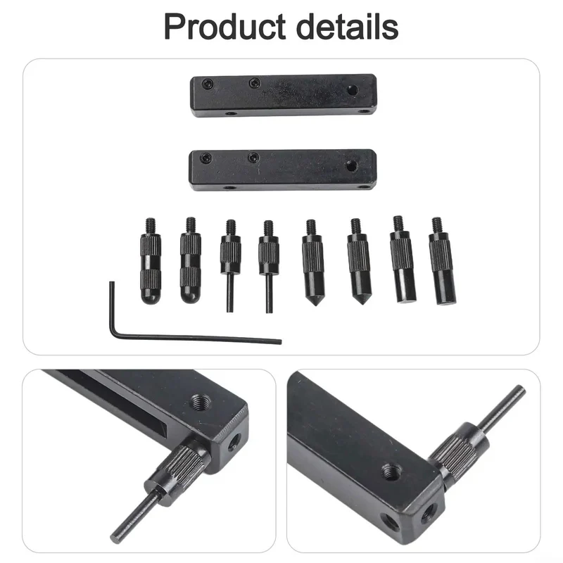 Badass Digital Caliper Accessory Kit with 8 Heavy Duty Measuring Heads and Sturdy Clamps for Precise Internal and External Groove and Step Measurements Top Shelf Tool Upgrade for Pro Mechanics
