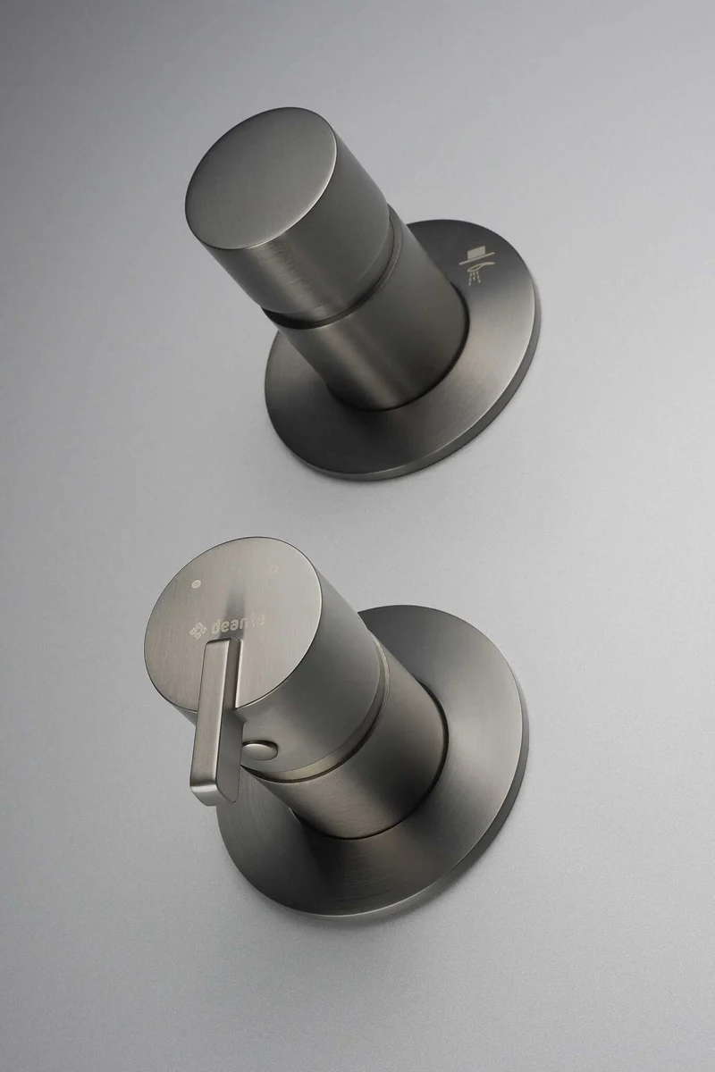 DEANTE Silia Duscharmatur mit Strahlschalter // Titanium // BQS-D44P