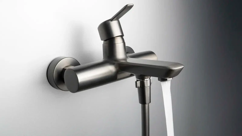DEANTE Arnika Wannenarmatur // Titanium // BQA-D10N